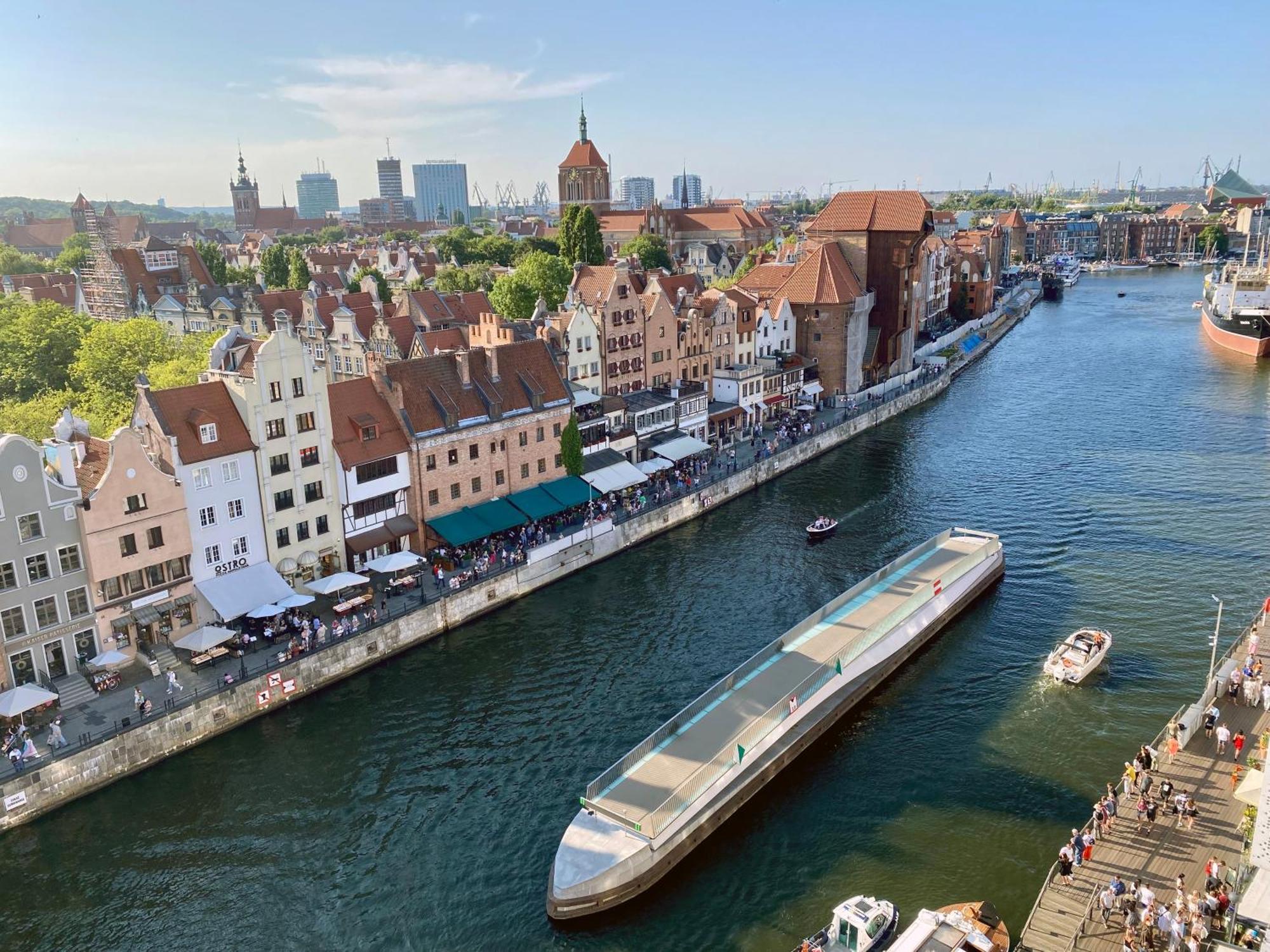 Hello Apartments Amazing River View 4 Bedrooms & Balcony Gdańsk Exteriör bild