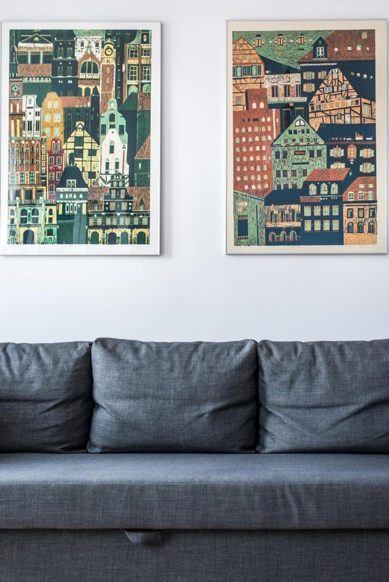 Hello Apartments Amazing River View 4 Bedrooms & Balcony Gdańsk Exteriör bild
